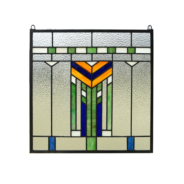 frank lloyd wright stained glass design
